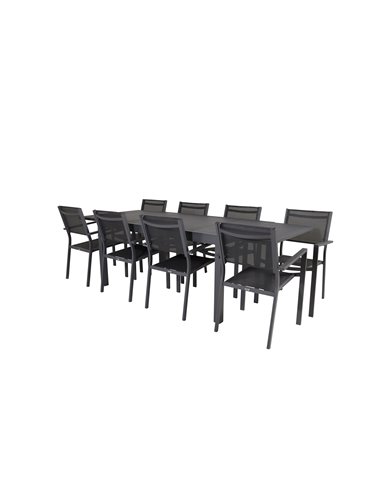Matgrupp Marbella med Copacabana matstolar, 240 × 100 cm