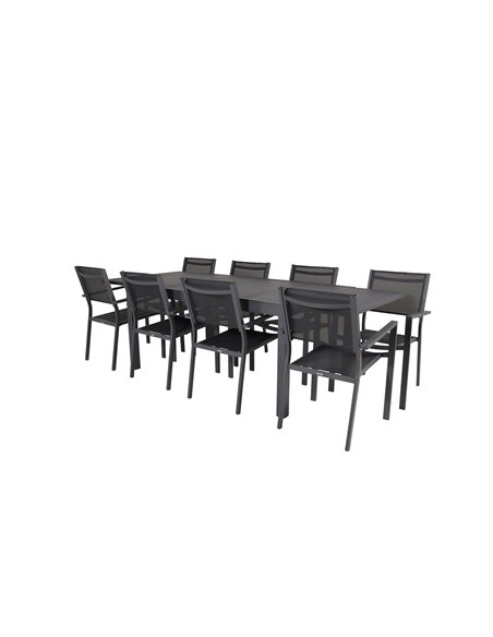 Matgrupp Marbella med Copacabana matstolar, 240 × 100 cm