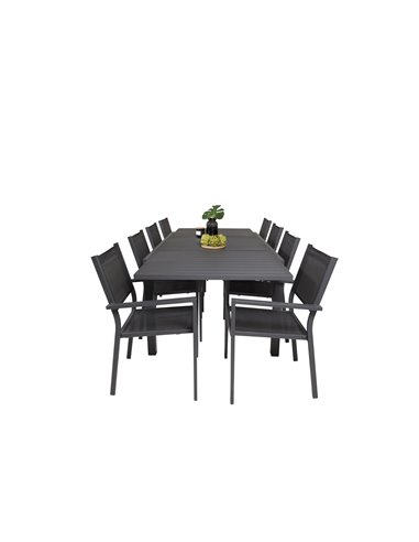Matgrupp Marbella med Copacabana matstolar, 240 × 100 cm
