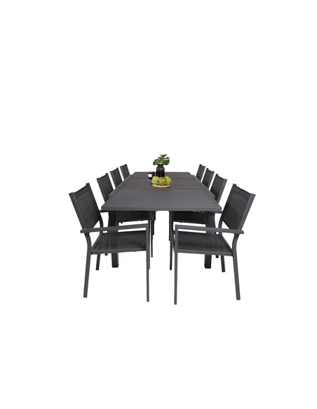 Matgrupp Marbella med Copacabana matstolar, 240 × 100 cm
