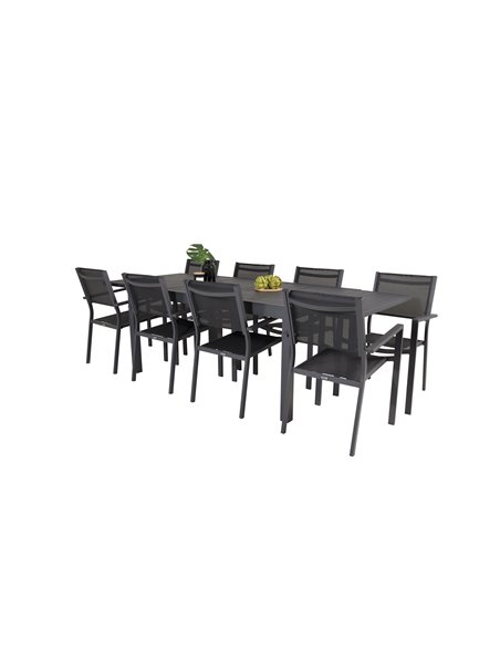Matgrupp Marbella med Copacabana matstolar, 240 × 100 cm