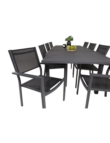 Matgrupp Marbella med Copacabana matstolar, 240 × 100 cm