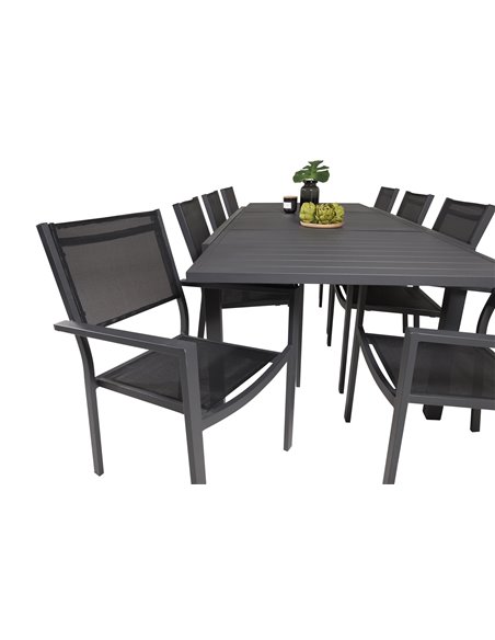 Matgrupp Marbella med Copacabana matstolar, 240 × 100 cm