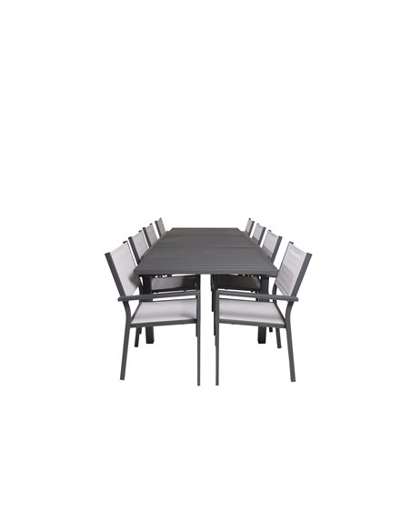 Matgrupp Marbella med Copacabana matstolar, 240 × 100 cm