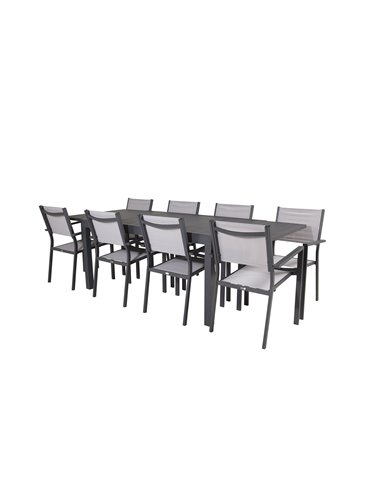 Matgrupp Marbella med Copacabana matstolar, 240 × 100 cm