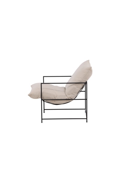 Fåtölj Sedalia, 70 × 70 cm, Vit