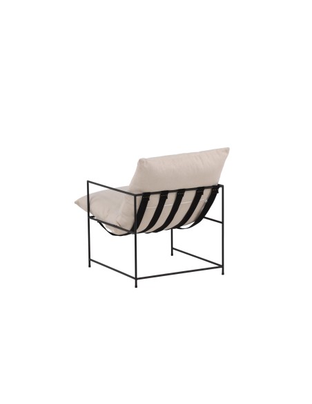 Fåtölj Sedalia, 70 × 70 cm, Vit