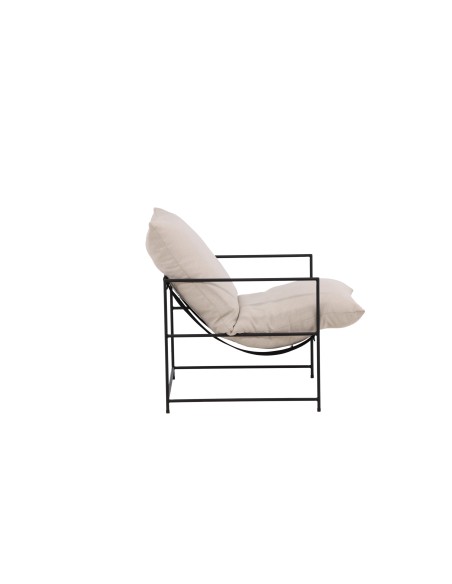 Fåtölj Sedalia, 70 × 70 cm, Vit