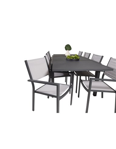 Matgrupp Marbella med Copacabana matstolar, 240 × 100 cm