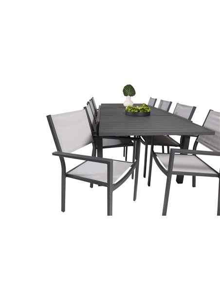 Matgrupp Marbella med Copacabana matstolar, 240 × 100 cm