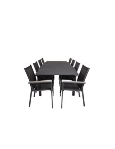 Matgrupp Marbella med Parma matstolar, 240 × 100 cm