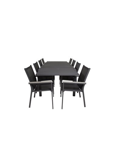 Matgrupp Marbella med Parma matstolar, 240 × 100 cm