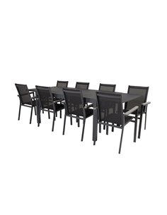Matgrupp Marbella med Parma matstolar, 240 × 100 cm 2