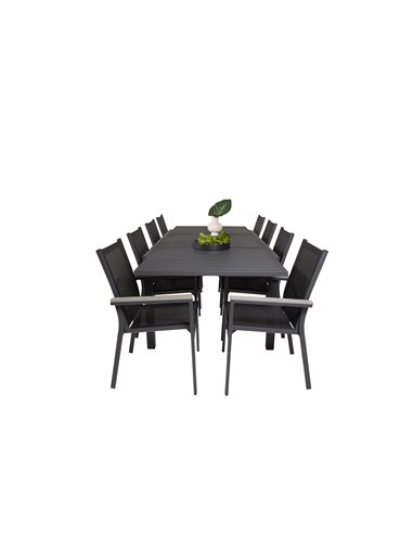 Matgrupp Marbella med Parma matstolar, 240 × 100 cm