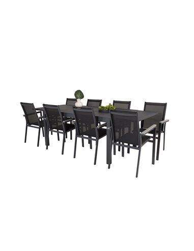 Matgrupp Marbella med Parma matstolar, 240 × 100 cm