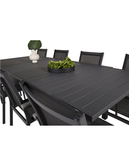 Matgrupp Marbella med Parma matstolar, 240 × 100 cm