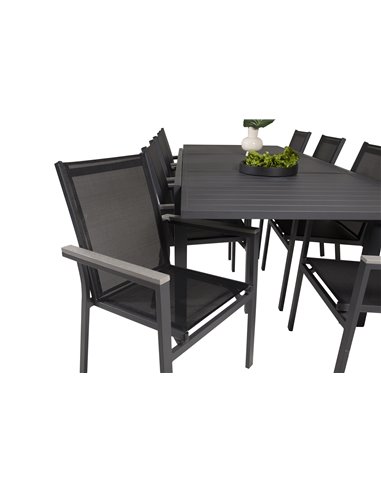 Matgrupp Marbella med Parma matstolar, 240 × 100 cm