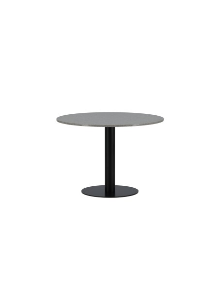 Runt matbord Razzia, Ø106 cm, Grå