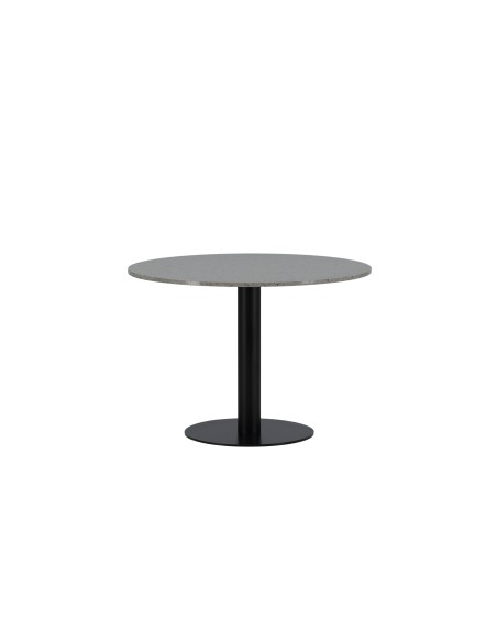 Runt matbord Razzia, Ø106 cm, Grå