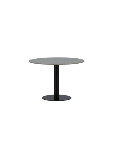 Runt matbord Razzia, Ø106 cm, Grå