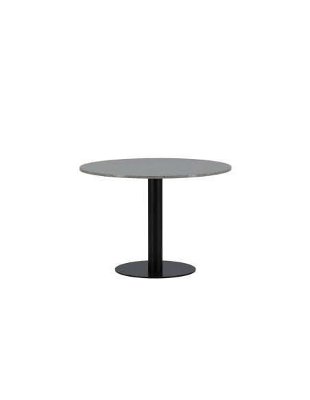 Runt matbord Razzia, Ø106 cm, Grå