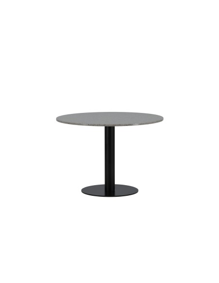 Runt matbord Razzia, Ø106 cm, Grå