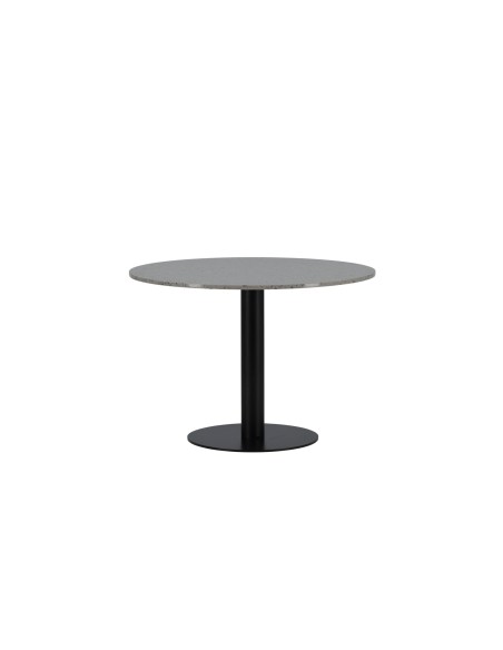 Runt matbord Razzia, Ø106 cm, Grå