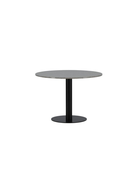 Runt matbord Razzia, Ø106 cm, Grå