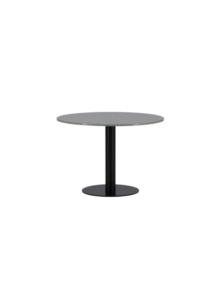 Runt matbord Razzia, Ø106 cm, Grå