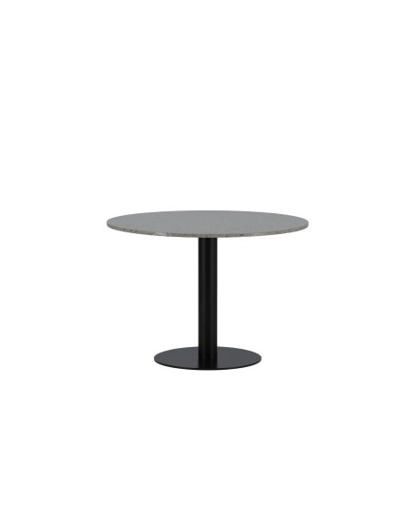 Runt matbord Razzia, Ø106 cm, Grå