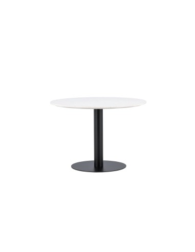 Runt matbord Razzia, Ø106 cm, Vit