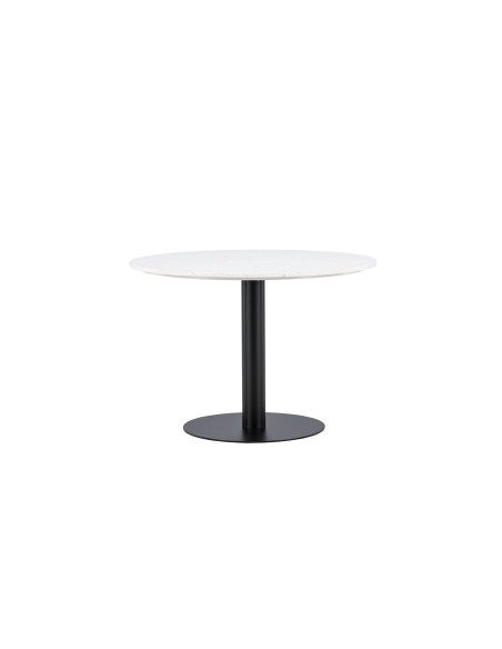 Runt matbord Razzia, Ø106 cm, Vit