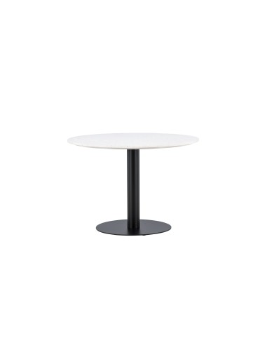 Runt matbord Razzia, Ø106 cm, Vit