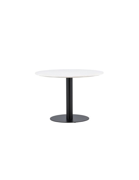 Runt matbord Razzia, Ø106 cm, Vit