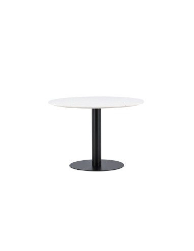 Runt matbord Razzia, Ø106 cm, Vit