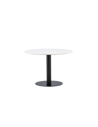 Runt matbord Razzia, Ø106 cm, Vit