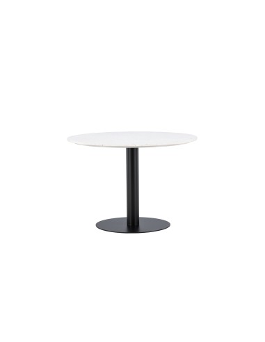 Runt matbord Razzia, Ø106 cm, Vit