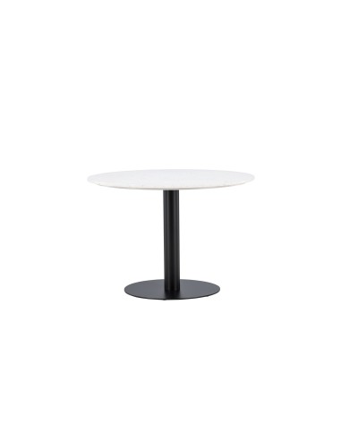 Runt matbord Razzia, Ø106 cm, Vit
