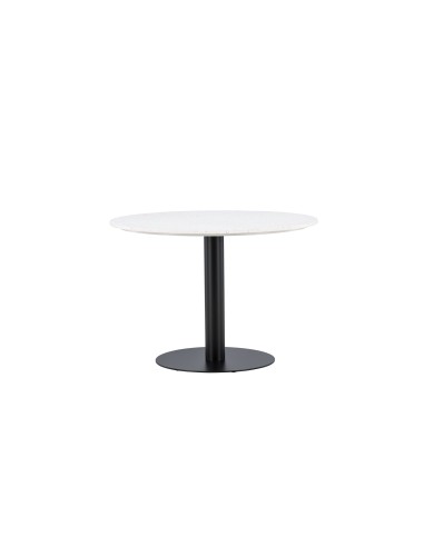 Runt matbord Razzia, Ø106 cm, Vit