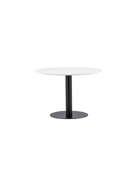 Runt matbord Razzia, Ø106 cm, Vit