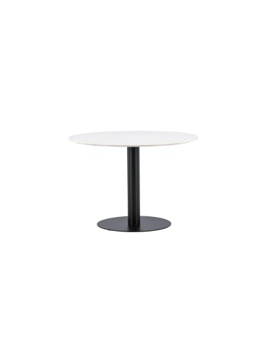 Runt matbord Razzia, Ø106 cm, Vit