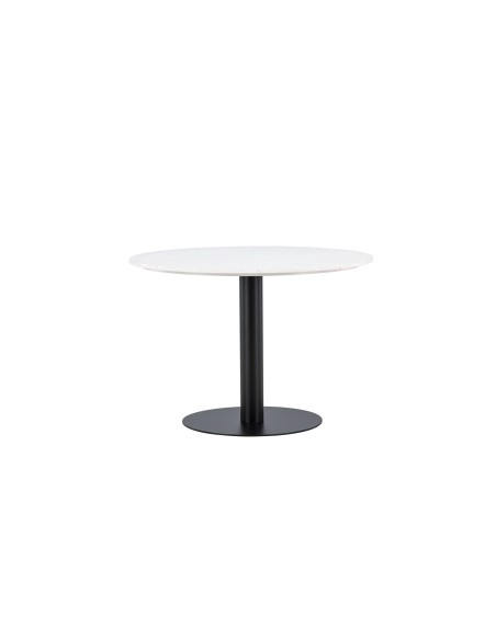 Runt matbord Razzia, Ø106 cm, Vit