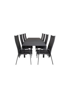 Matgrupp Marbella med Copacabana matstolar, 240 × 100 cm