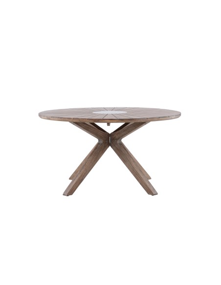 Runt matbord Rosario, Ø140 cm, Brun