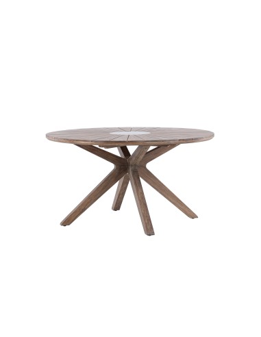 Runt matbord Rosario, Ø140 cm, Brun