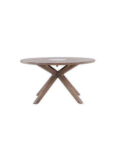 Runt matbord Rosario, Ø140 cm, Brun