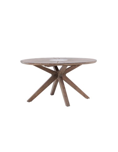 Runt matbord Rosario, Ø140 cm, Brun