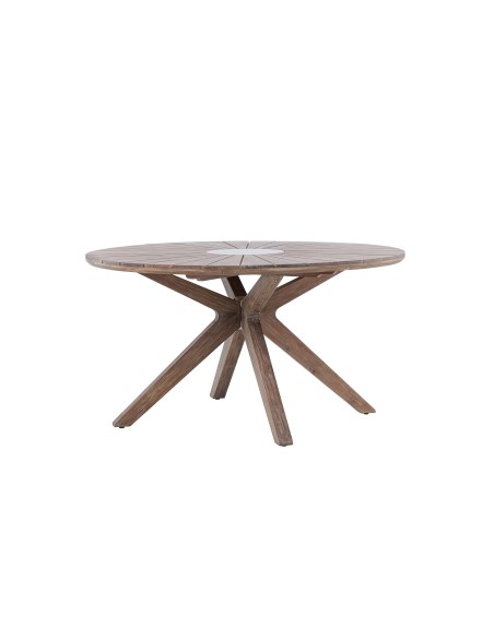 Runt matbord Rosario, Ø140 cm, Brun