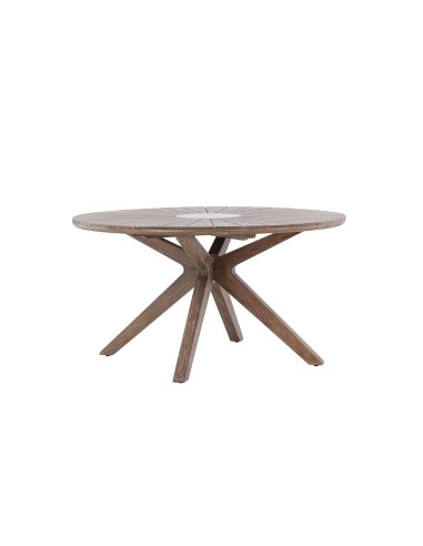 Runt matbord Rosario, Ø140 cm, Brun