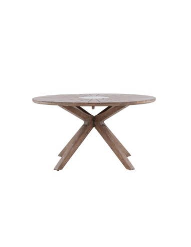 Runt matbord Rosario, Ø140 cm, Brun